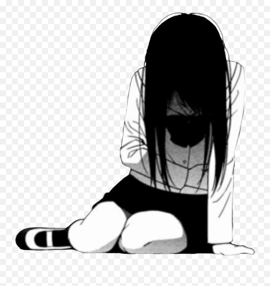 alone sad anime girl pfp 0036