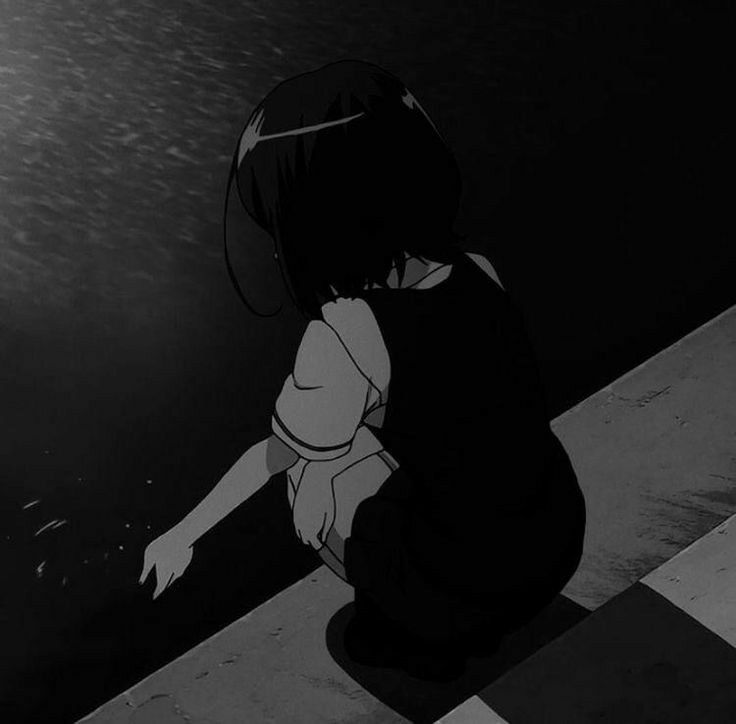 alone sad anime girl pfp 0038