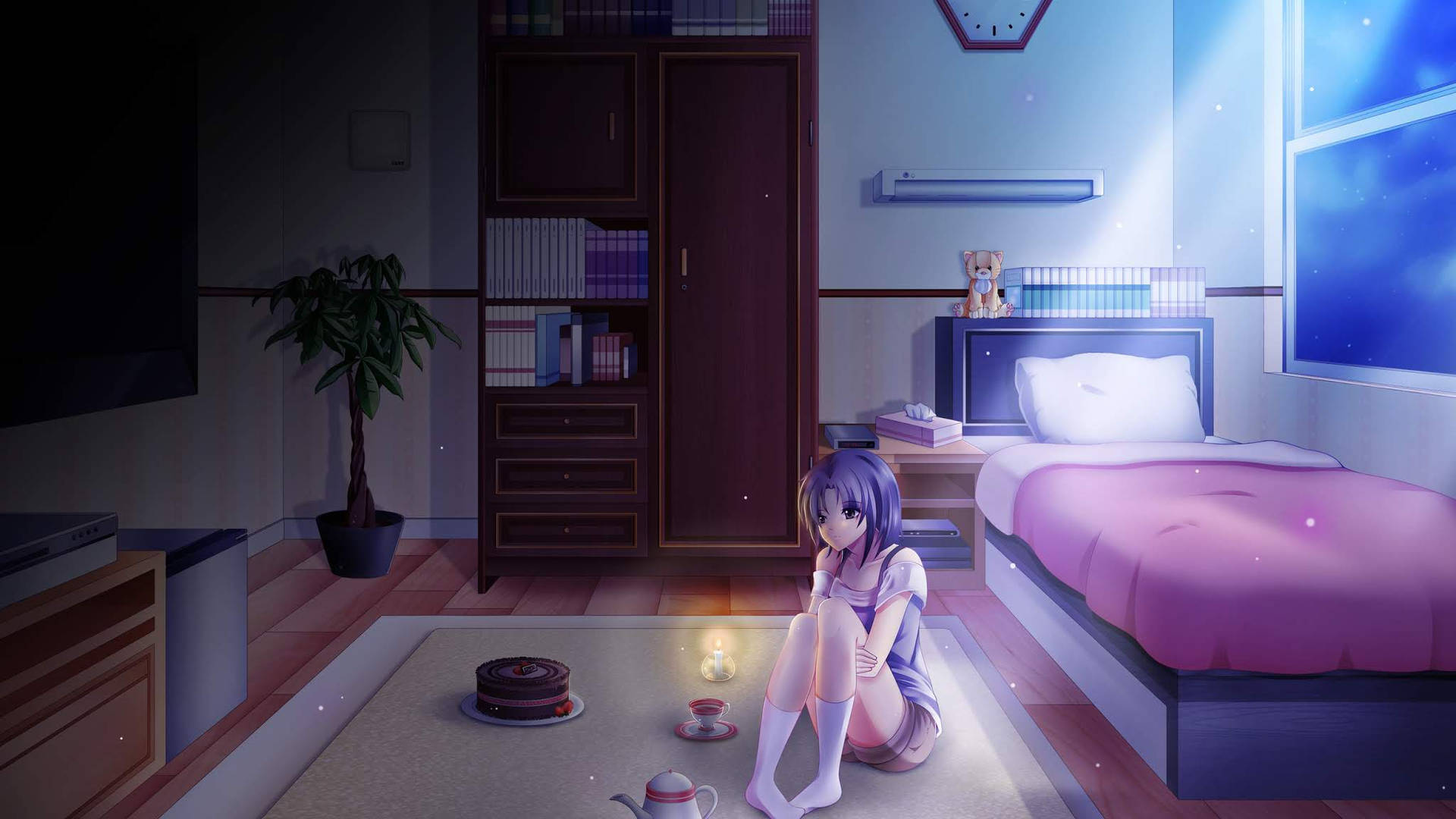 alone sad anime girl pfp 0048