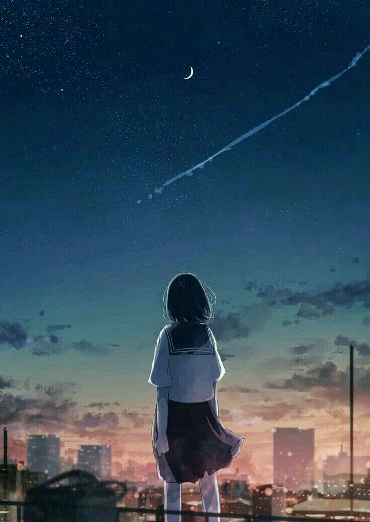 alone sad anime girl pfp 0059