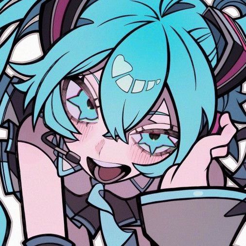 artistic hatsune miku pfp illustrations