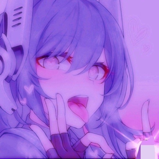 artistic purple anime pfp examples