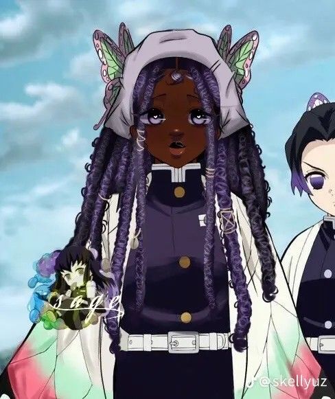 black anime characters pfp 0039