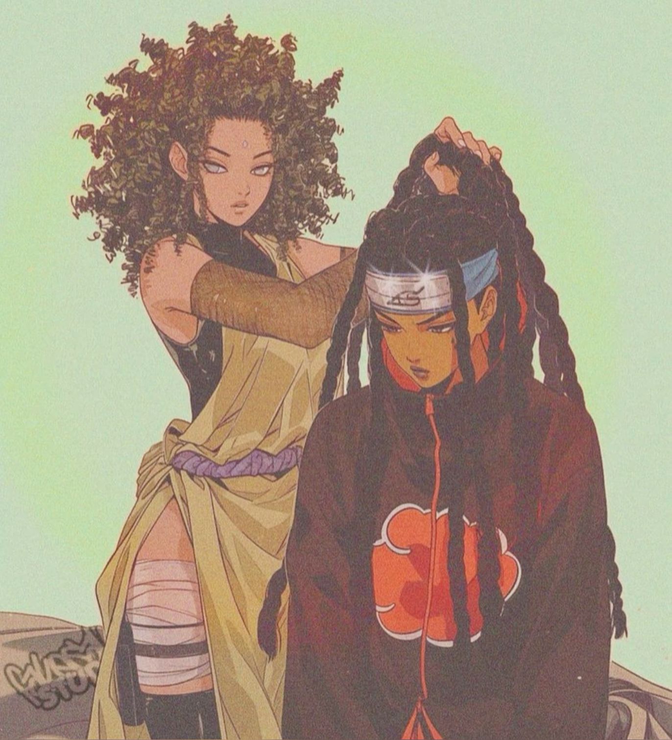 black anime characters pfp 0079