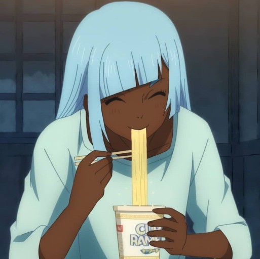 black anime girl pfp 0033