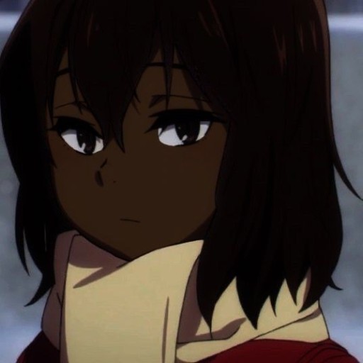 black anime girl pfp 0072