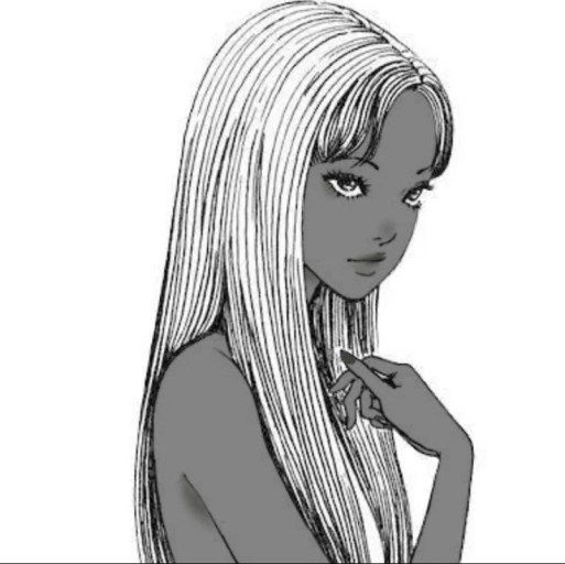 black anime girl pfp 0077