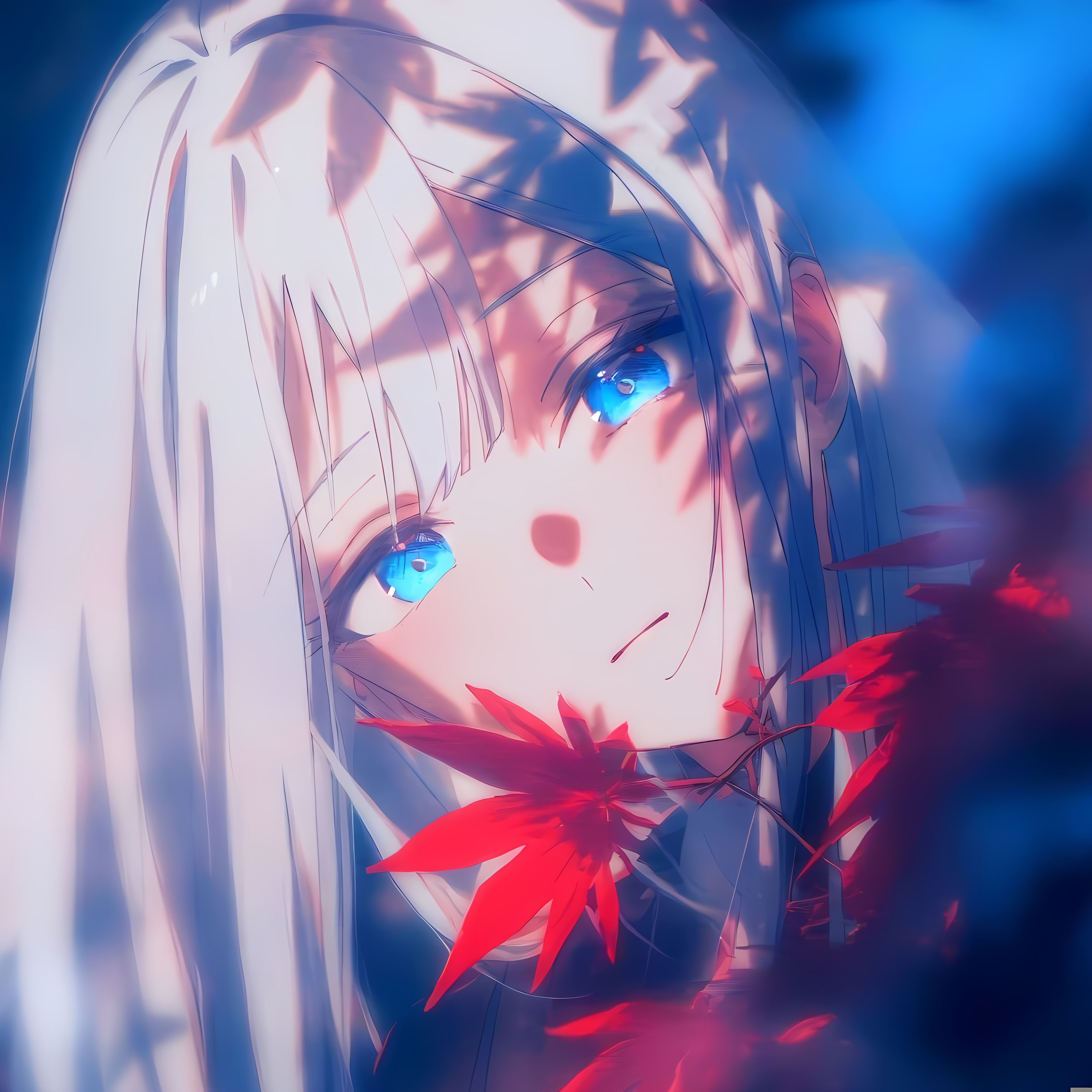 blue anime pfp 0041