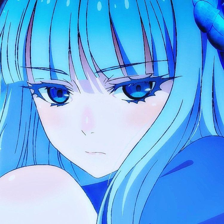 blue anime pfp 0095