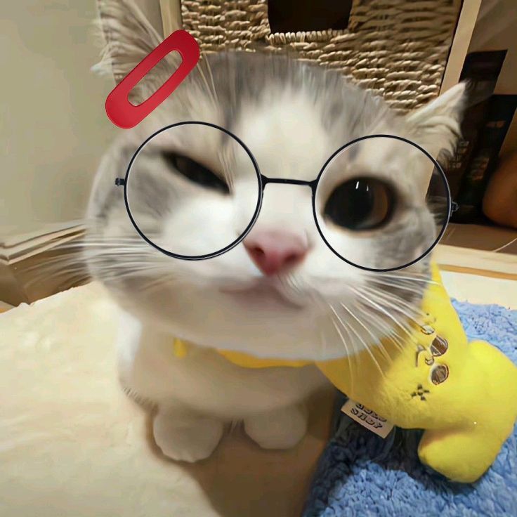 cat with glasses pfp 0087