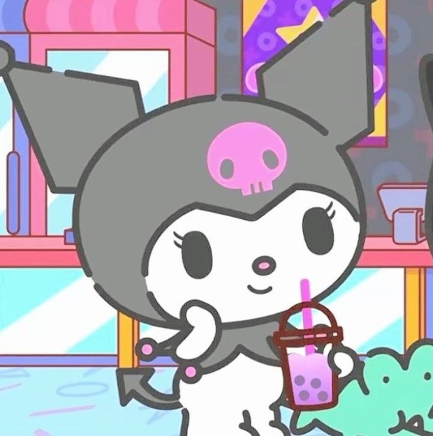 colorful kuromi pfp options