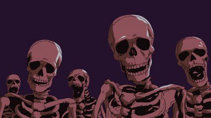 colorful skeleton pfp variations