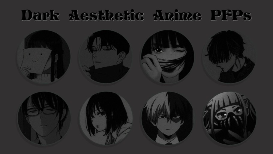 creative dark anime pfp options