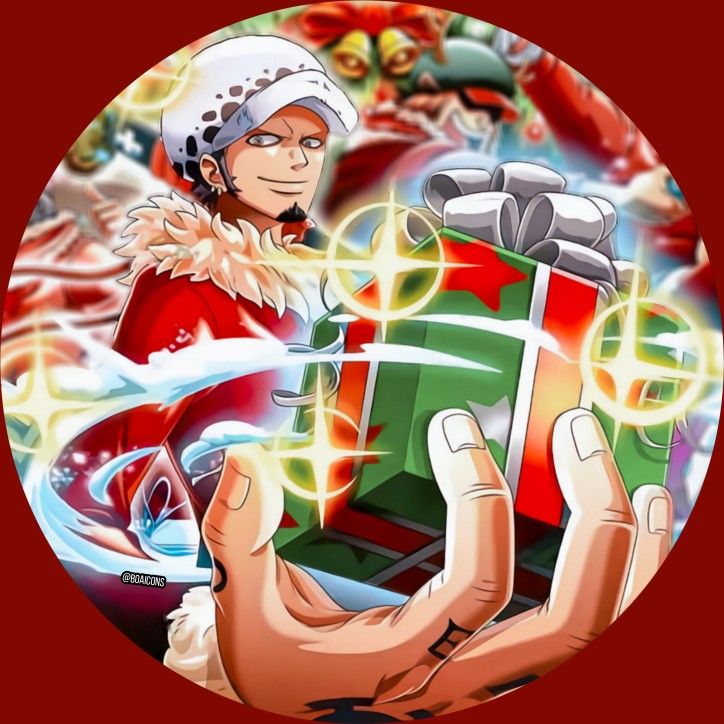 customizable one piece christmas pfp