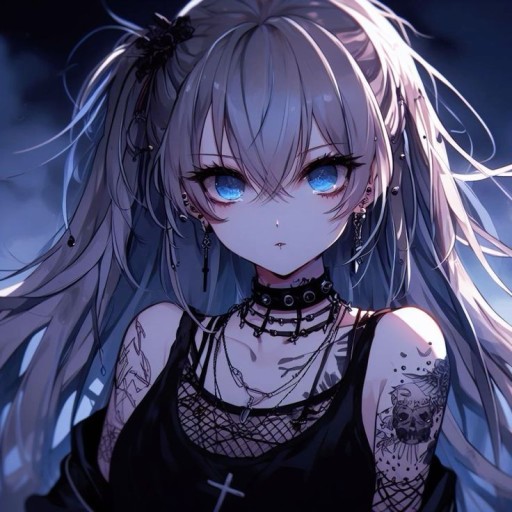 dark anime girl pfp 0066