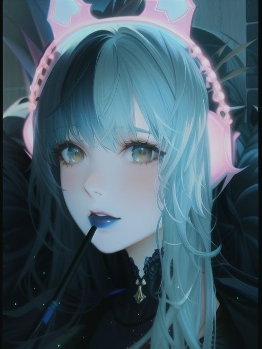 dark anime girl pfp 0099