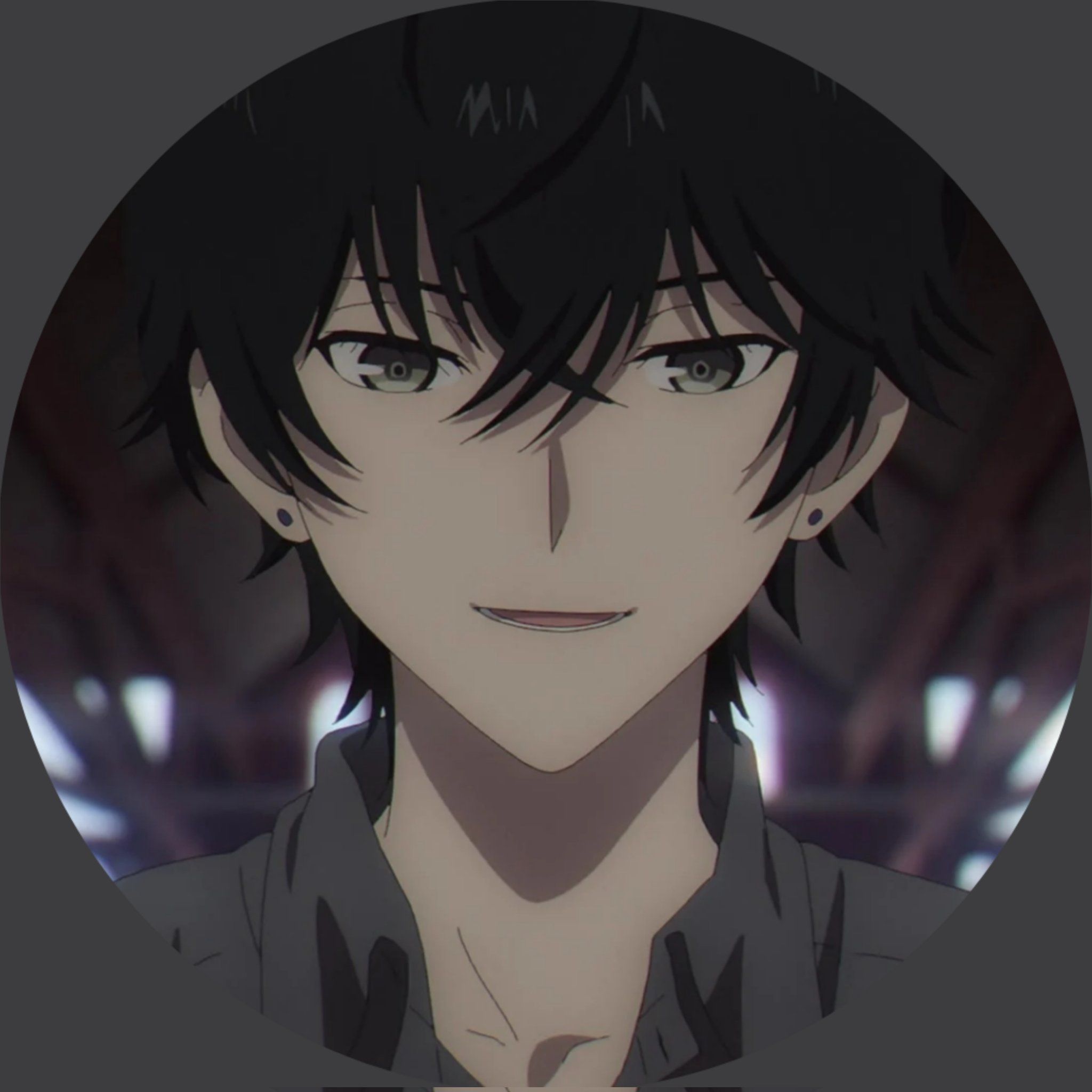 dark hot anime boy pfp collection