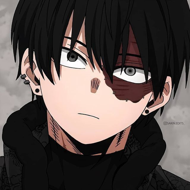 dark hot anime boy pfp 0091