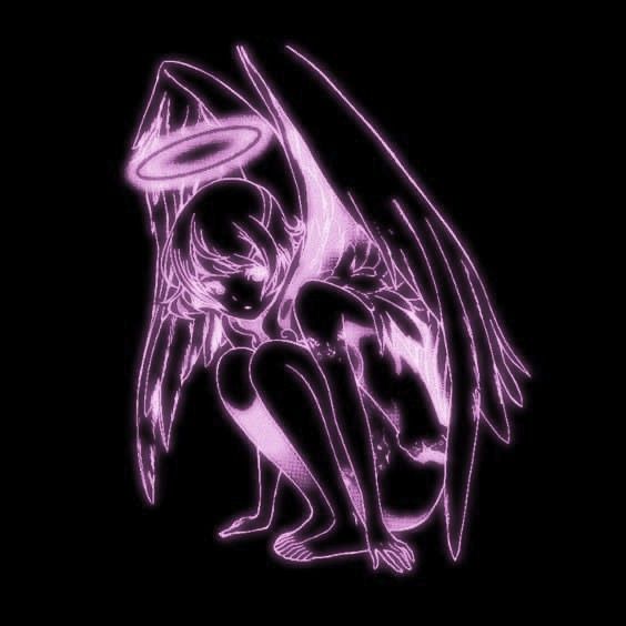 dark purple anime pfp 0021