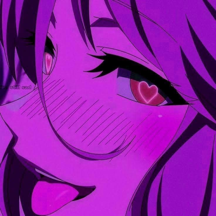 dark purple anime pfp 0054