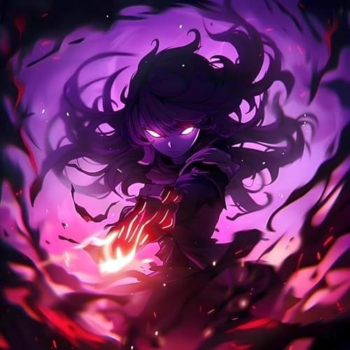 dark purple anime pfp 0061