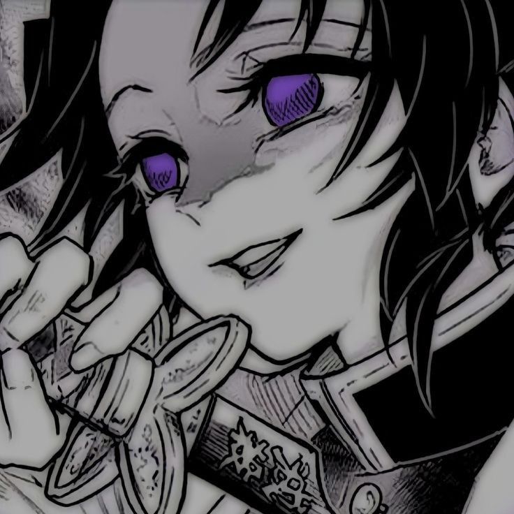 dark purple anime pfp 0066