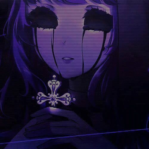 dark purple anime pfp 0070