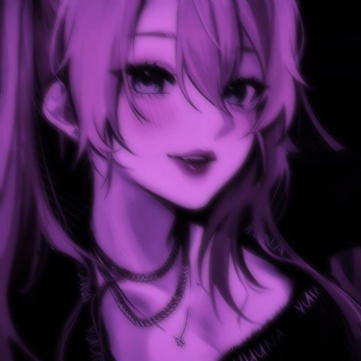 dark purple anime pfp 0071