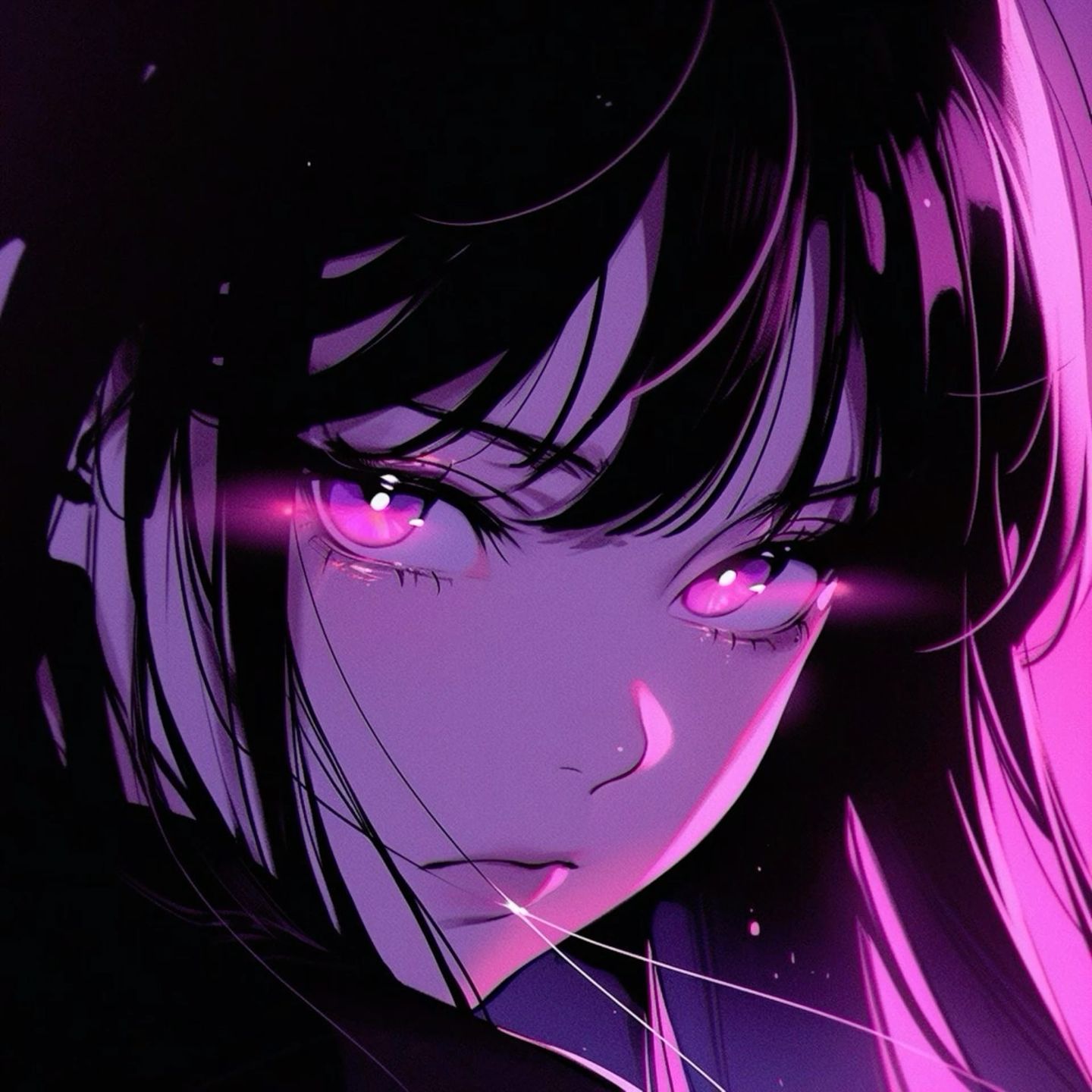 dark purple anime pfp 0078