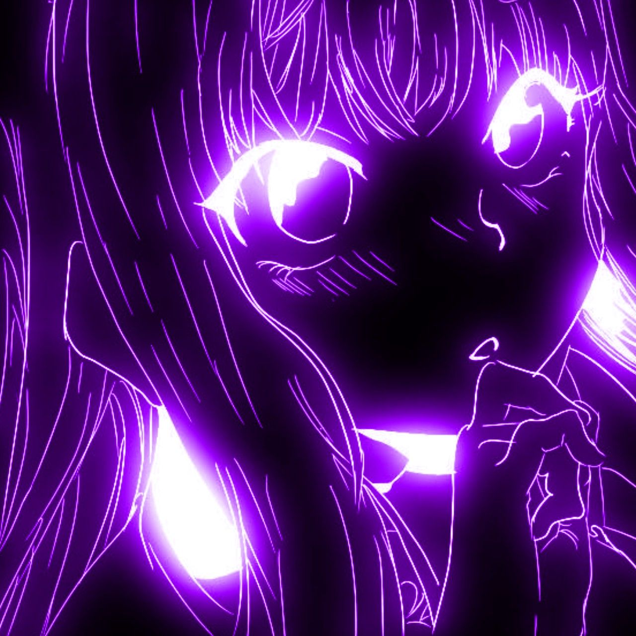 dark purple anime pfp 0079