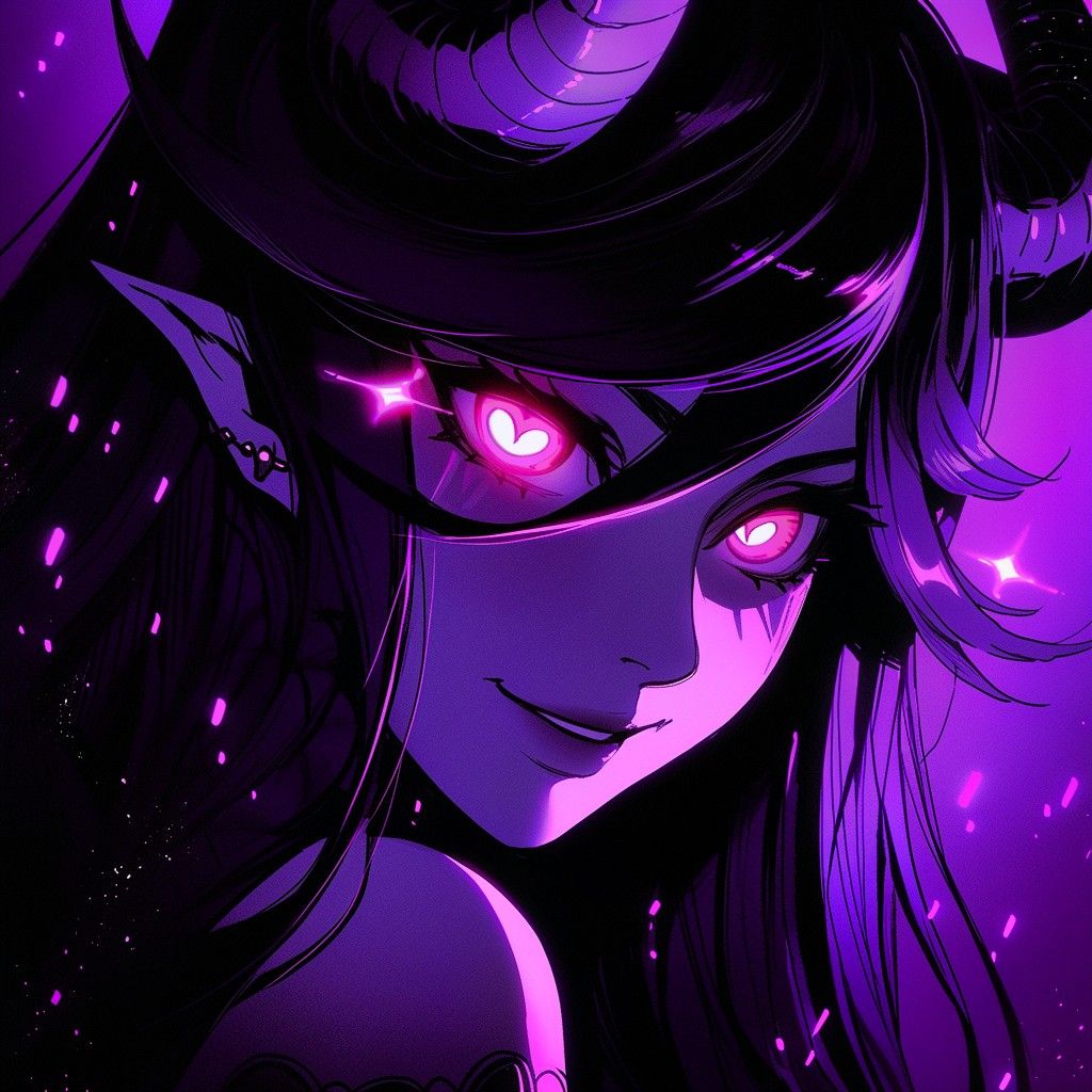 dark purple anime pfp 0080