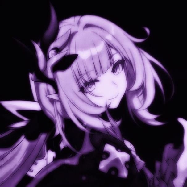 dark purple anime pfp 0084