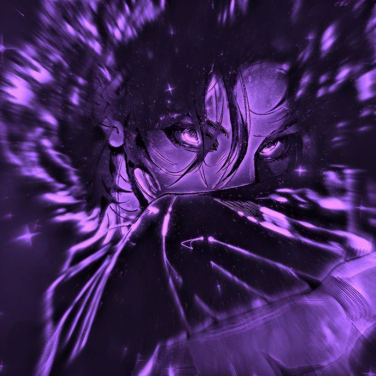 dark purple anime pfp 0096