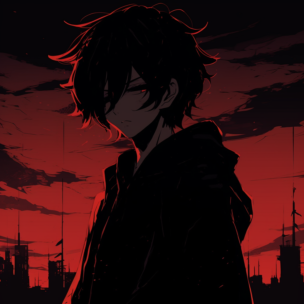 dark red anime pfp backgrounds