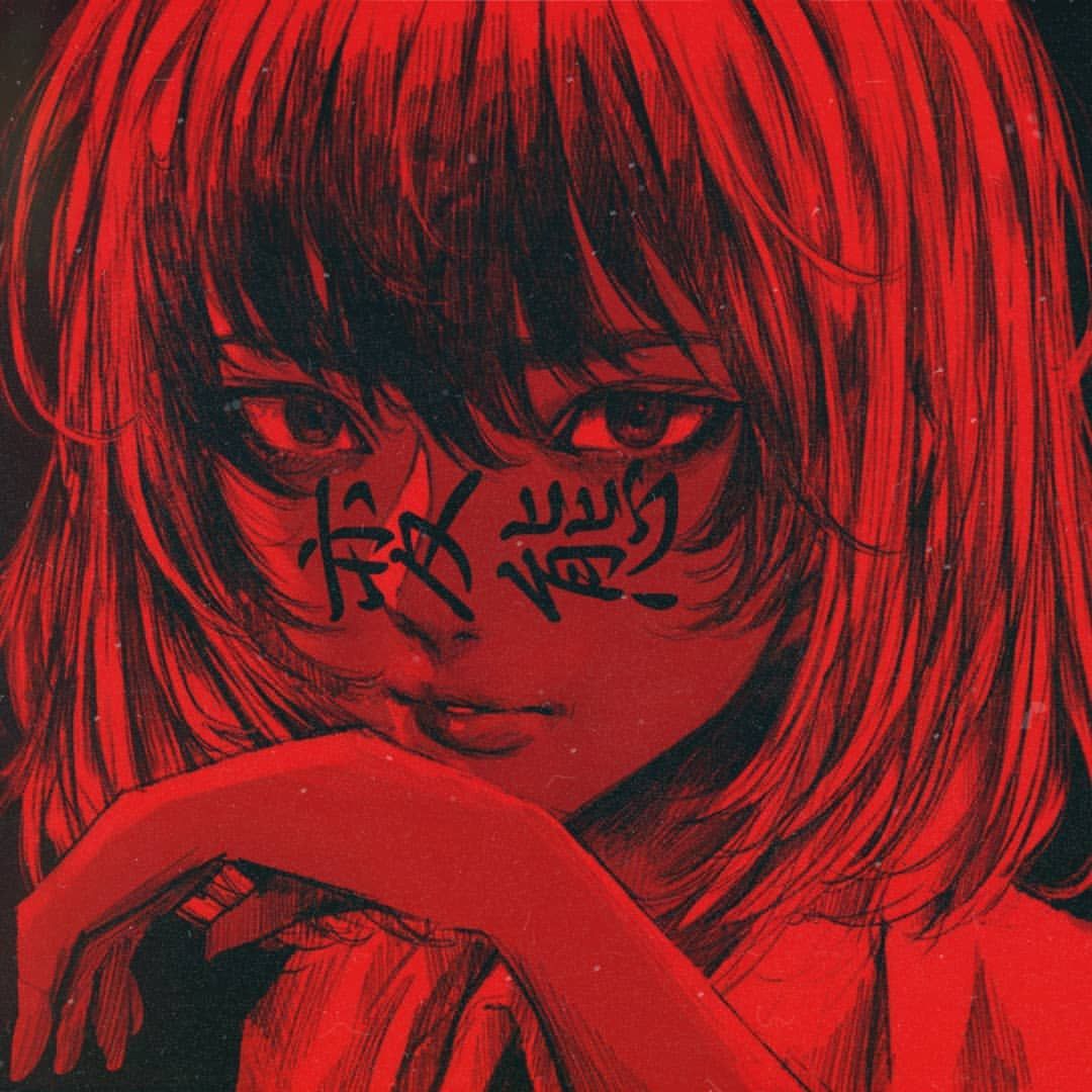 dark red anime pfp for gamers