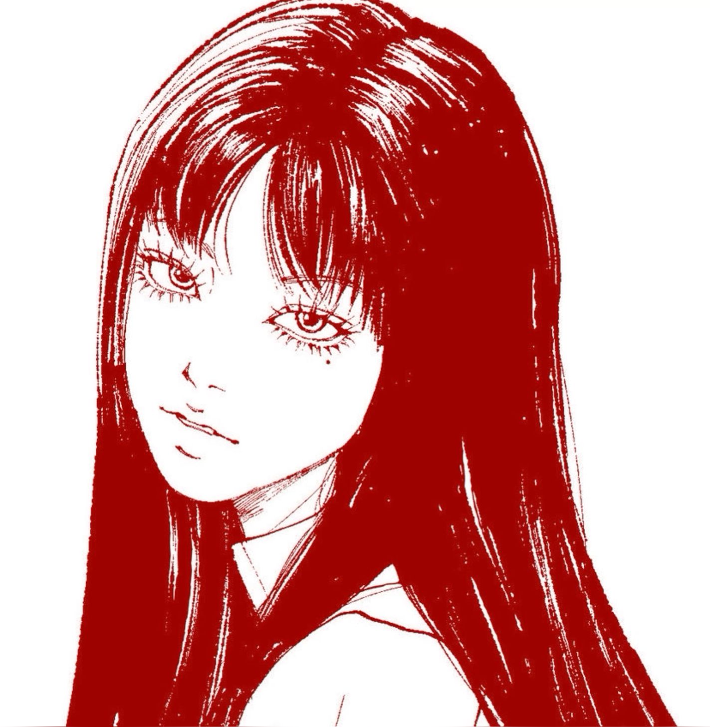 dark red anime pfp 0023