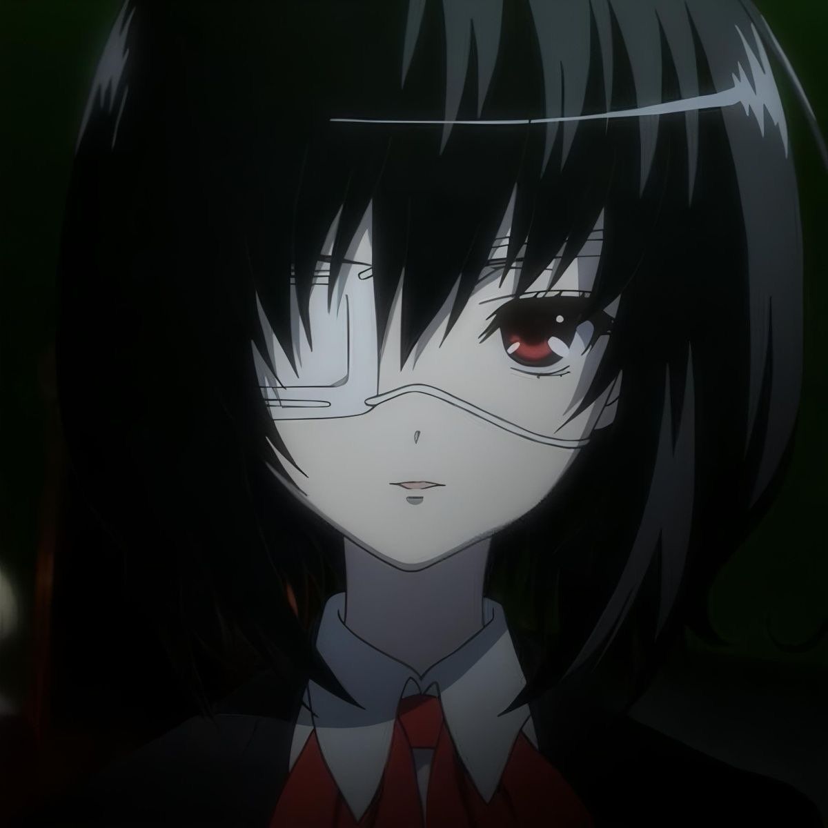 dark red anime pfp 0038