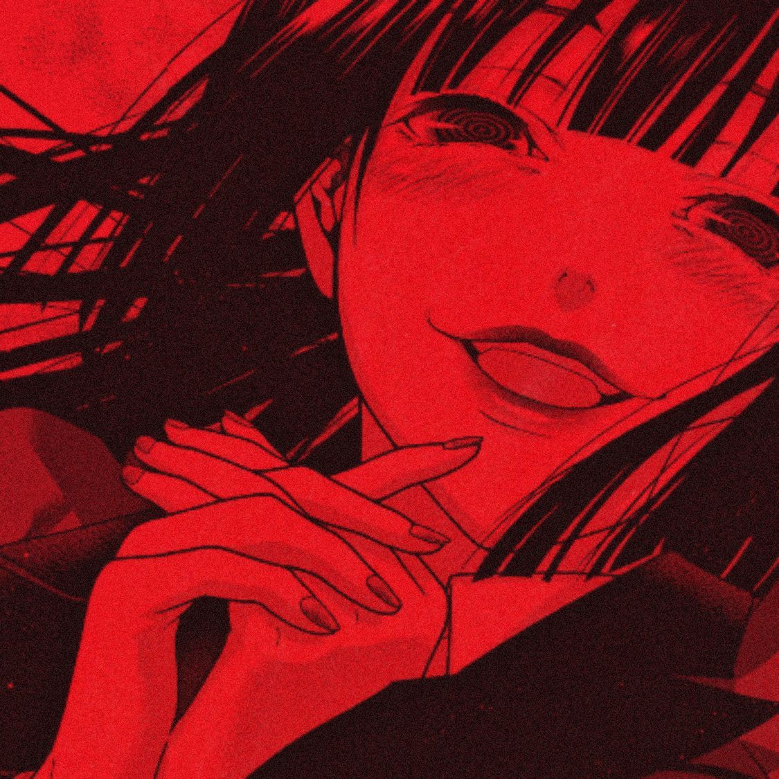 dark red anime pfp 0050