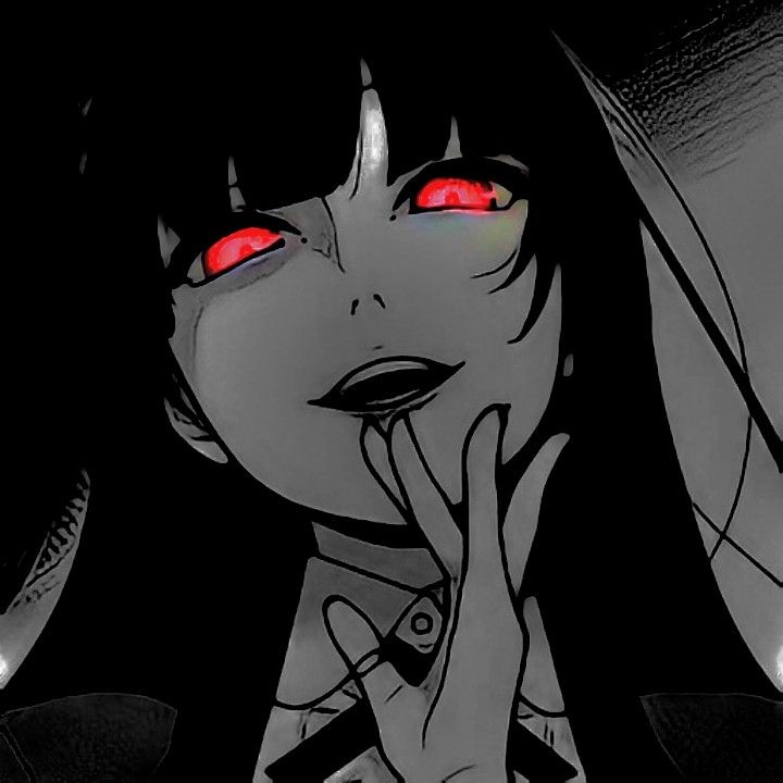 dark red anime pfp 0056