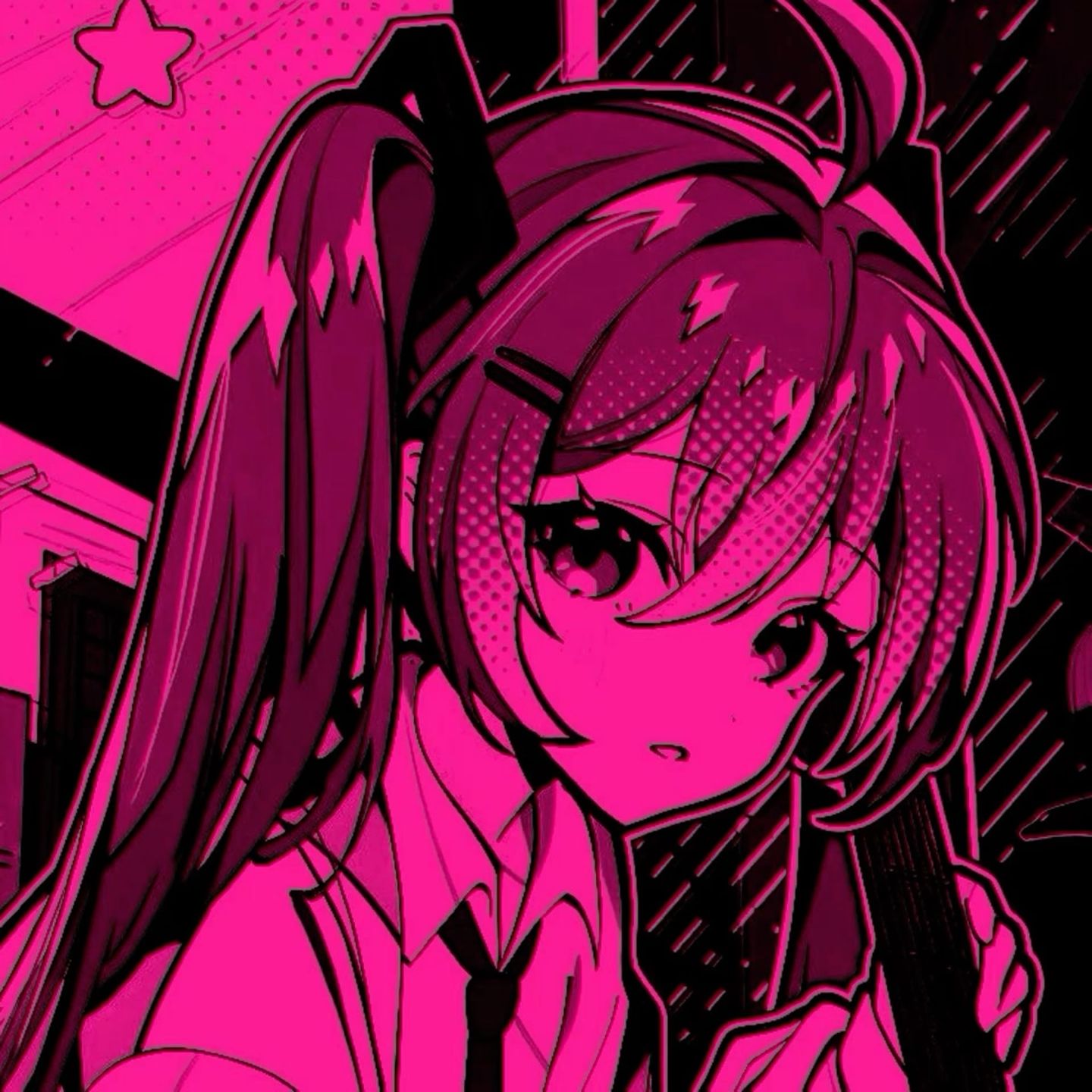 dark red anime pfp 0060