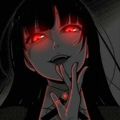 dark red anime pfp 0078