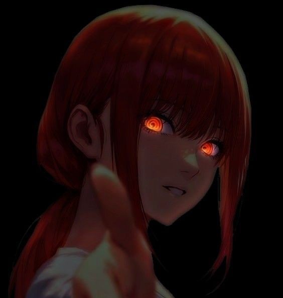 dark red anime pfp 0084