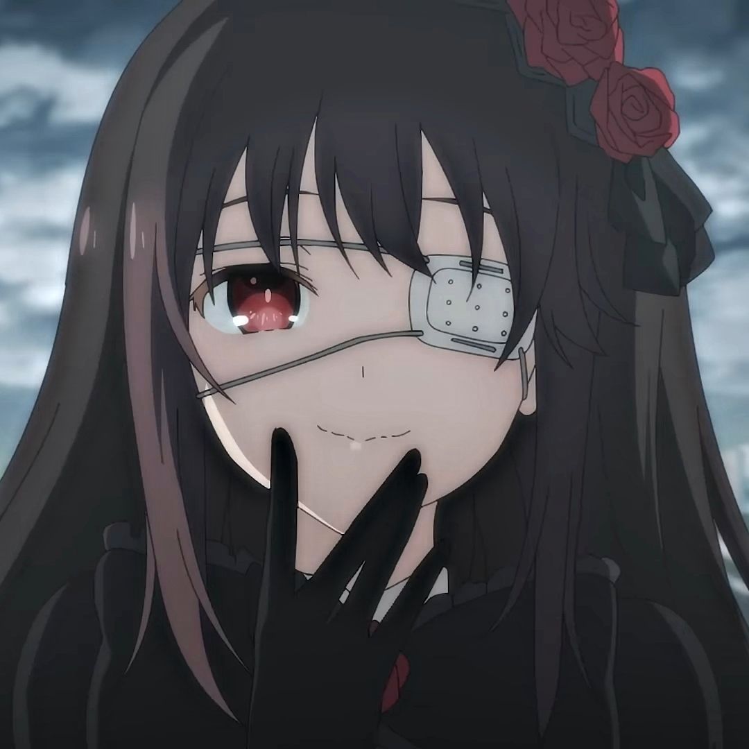 dark red anime pfp 0090