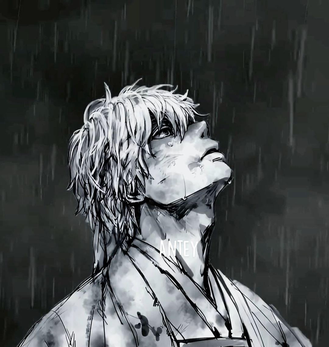 dark themed sad anime pfp