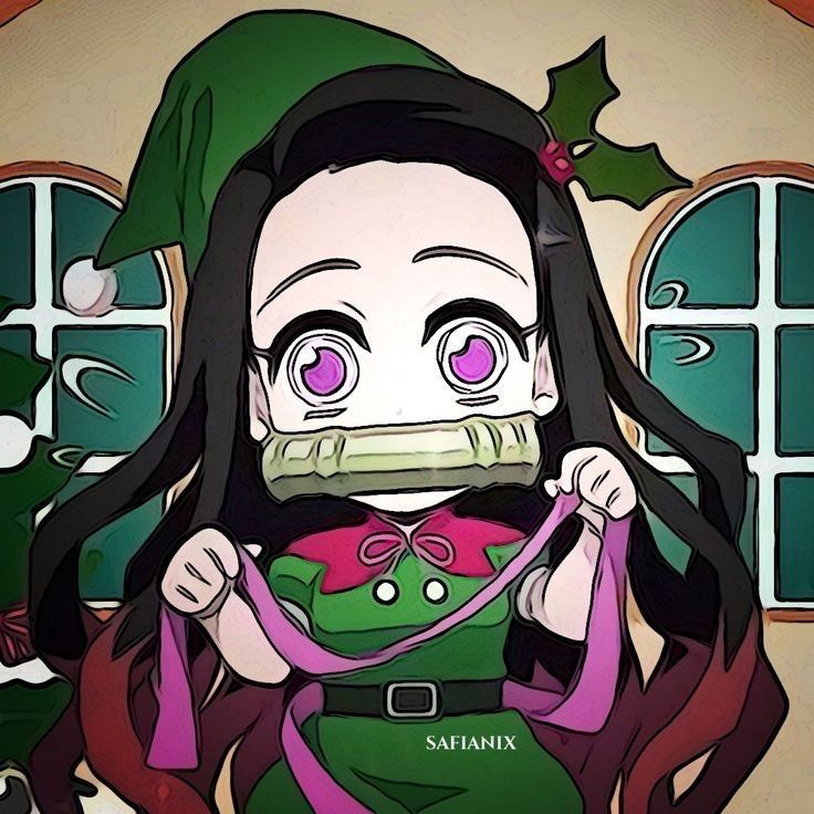 demon slayer christmas pfp 0055