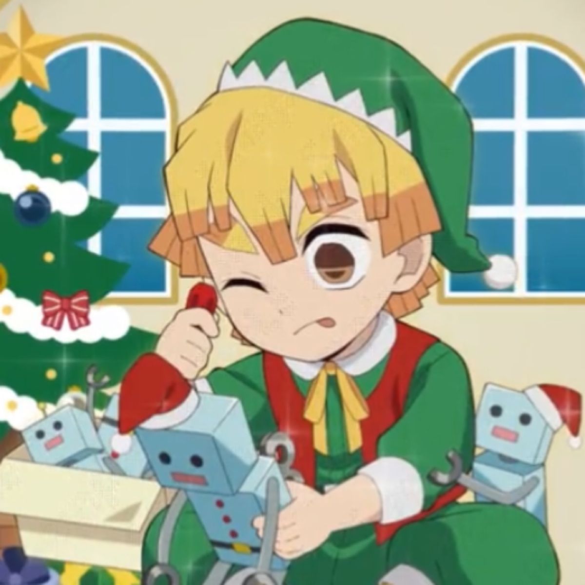 demon slayer christmas pfp 0064