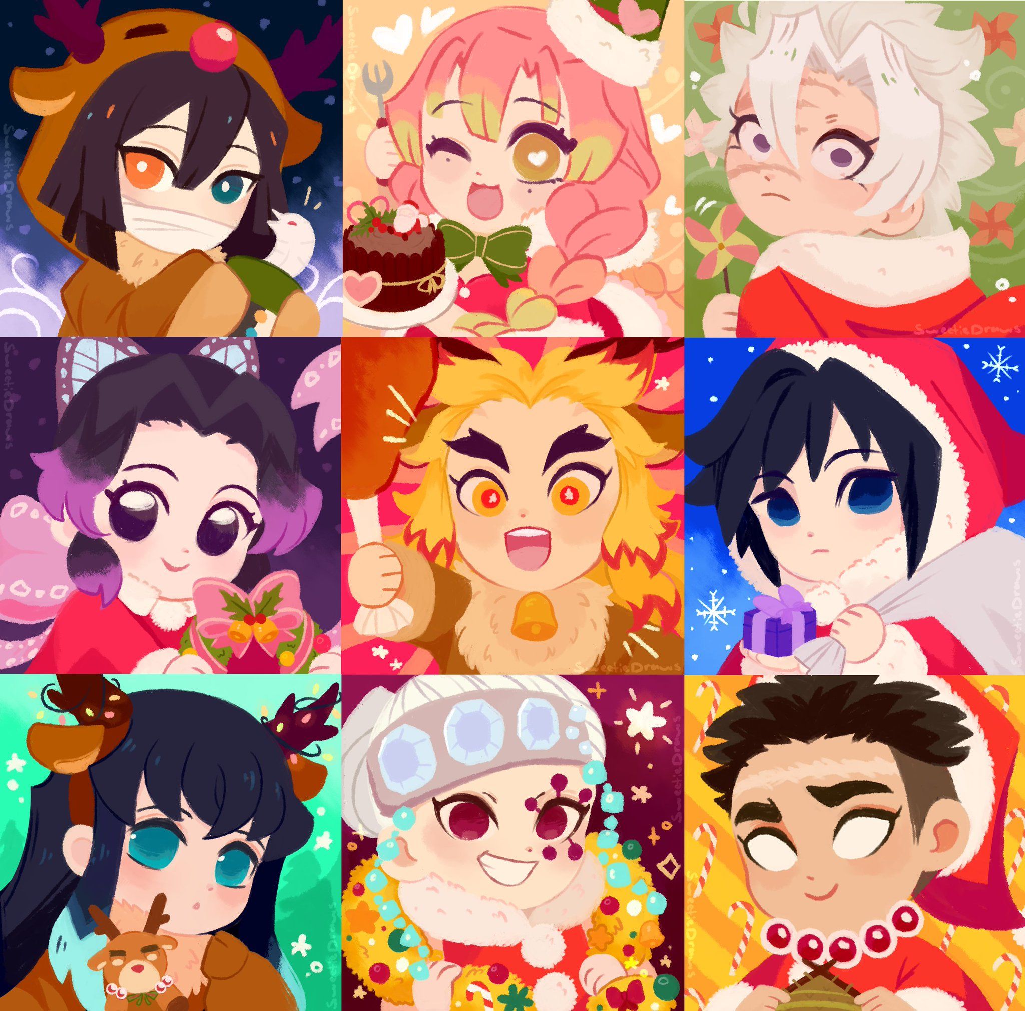 demon slayer christmas pfp 0065