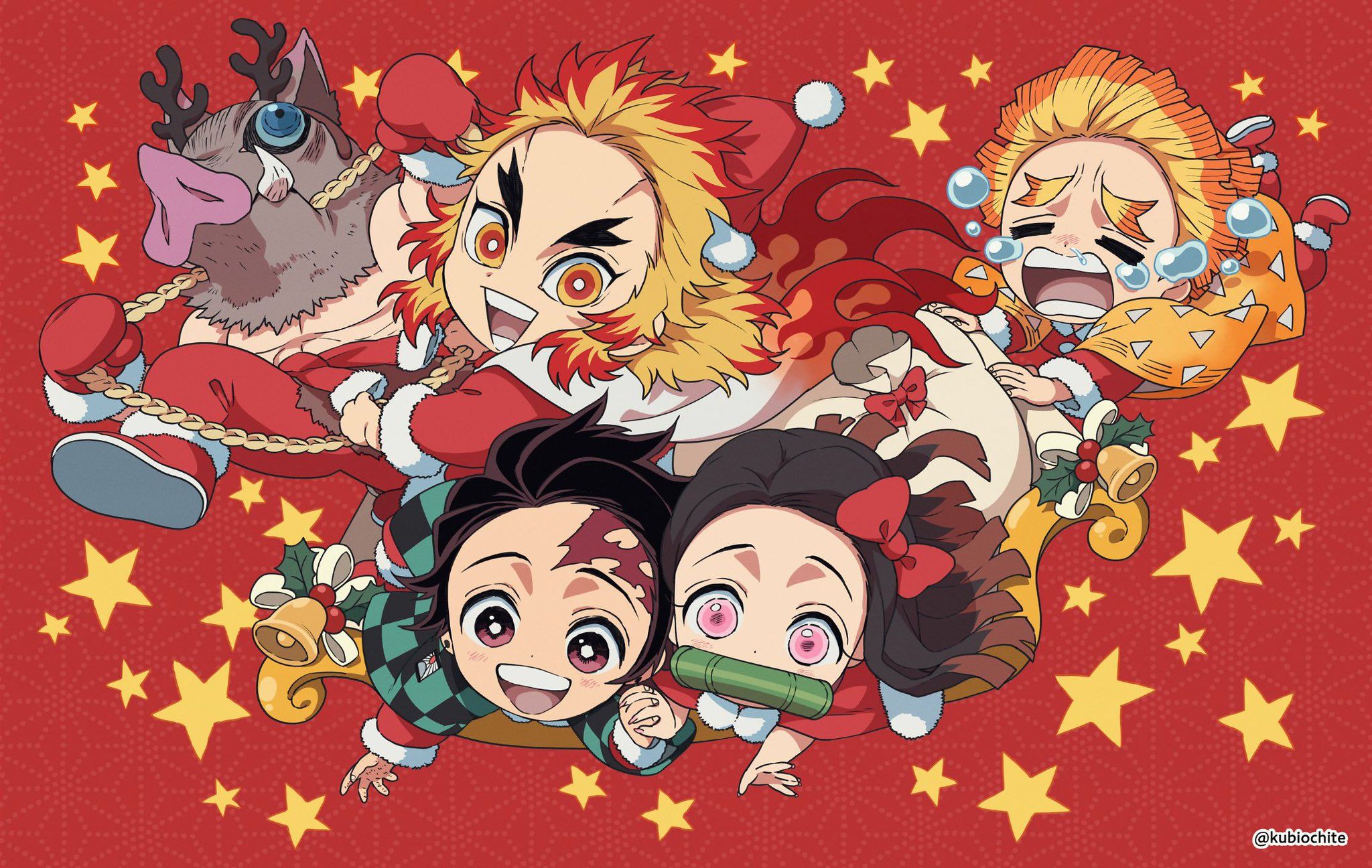 demon slayer christmas pfp 0096