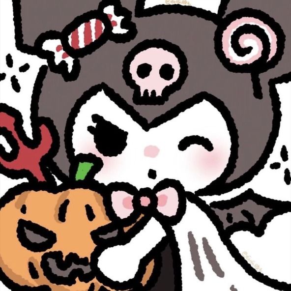 festive hello kitty halloween pfp samples