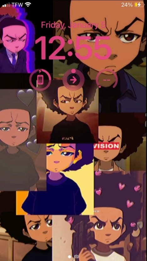 high-resolution huey freeman pfp images